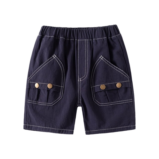 JSCDRPDWL Shorts Kaki pour Garçons Shorts de Baseball Jeunesse Shorts Athlétiques Rouges Shorts de Soccer pour Enfants Garçon Vêtements 3t Vêtements Cool pour Garçons Vêtements Garçons 5t École, Marine 1-2 Ans