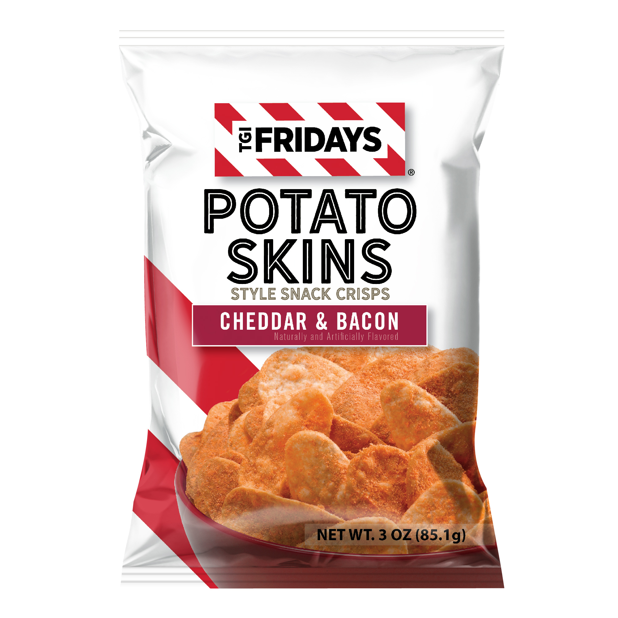 Tgi Fridays Potato Skins Snacks Cheddar And Bacon 30 Oz