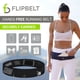 thumbnail image 2 of Riñonera FlipBelt pequeña con bolsillo negro con cremallera para correr, 2 of 7