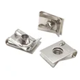 thumbnail image 3 of 10pcs Stainless Steel U Type Clips Plate Leaf Spring Nut M6 M5 M4 M8 8mm 5mm 6mm 4mm Reed Nuts for Car Motorcycle Scooter ATV, 3 of 5