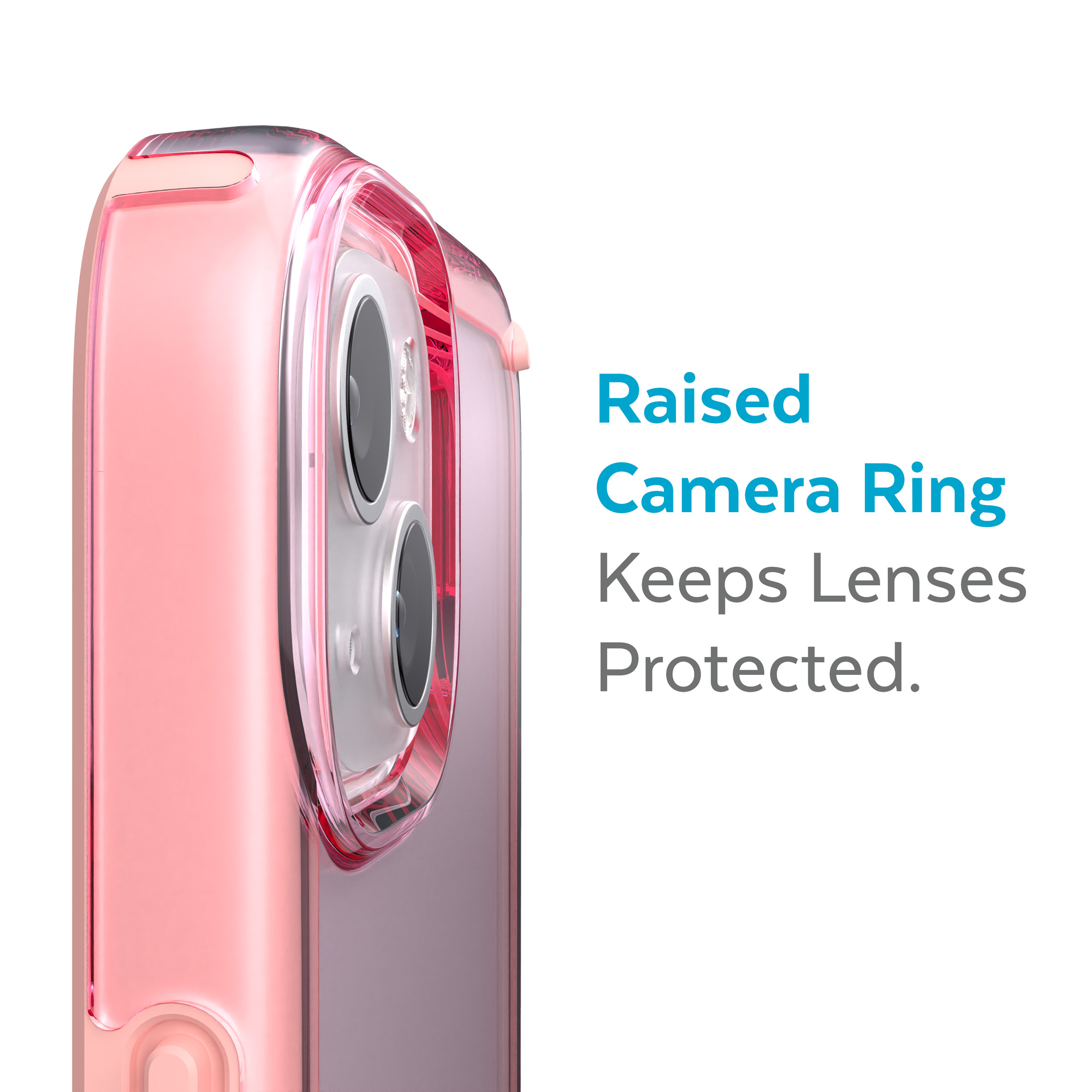 Speck Gemshell Ombre Hülle Für IPhone 13 Pro – Blaugrün/transparent, 2,4 M Fallschutz, MagSafe