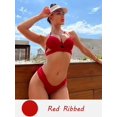 thumbnail image 1 of Andzhelika sólido Push Up Bikinis mujeres vendaje Bikini conjuntos traje de baño Sexy Halter dos piezas ropa de playa 2022 traje de baño Tan Jianjun  unisex, 1 of 2