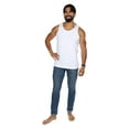 thumbnail image 6 of MeMoi 2 Pair Men's Sleeveless Cool Cotton Stretch Crewneck Tank Undershirts - Mens - Male, S, White, 6 of 9