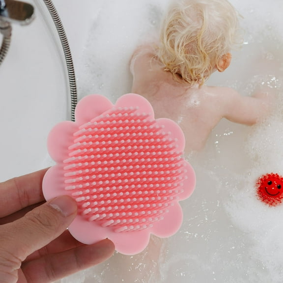 LEORX Shower Scrub Brush Baby Supply 2Pcs Green