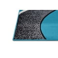thumbnail image 5 of Allstar Modern Accent Rug with Curved Line design Deep Sky Blue 5' x 8' 5' x 8', 5 of 10