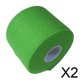 thumbnail image 1 of 2x Envoltura De Cojín De Agarre De Bádminton 22 Yardas PU Cinta De Agarre De Raqueta De Tenis Película De Respaldo Verde, 1 of 8