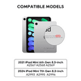 thumbnail image 6 of Pekarejue Keyboard Case Compatible with iPad Mini 7th Generation 2024 (A17 Pro) / iPad Mini 6th Gen 8.3 Inch 2021: 360 Degree Rotatable Cover Multi-Touch Trackpad RGB Backlit Black, 6 of 6