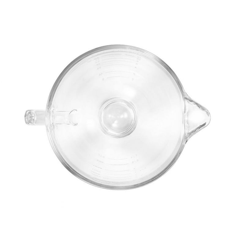 Glass Mixer Bowl for Kitchenaid 4.5-5QT Tilt-Head Stand Mixer, 5 Quart Glass  Bowl with Refrigerator & DishMeasurement Markings, - AliExpress