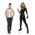 thumbnail image 4 of Cardboard People Captain Marvel Life Size Cardboard Cutout Standup - The Marvels (2023 Film), 4 of 5