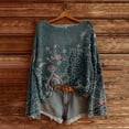 thumbnail image 2 of Sweaters For Women Women's Art Print Casual Pullover Sweater Knitted Pullover Sweater For Women Fashion Long Sleeve Crewneck Blouse Winter Warm Layer Top Womens Sweaters, 2 of 4