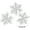 4.33 Inch, variant on 6 Pcs Extra Large Snowflakes Christmas Ornaments, 9.05 Inch Glittered Snowflakes Decorations, Oversized Christmas Tree Ornaments Winter Indoor Outdoor Window Hanging Decorations