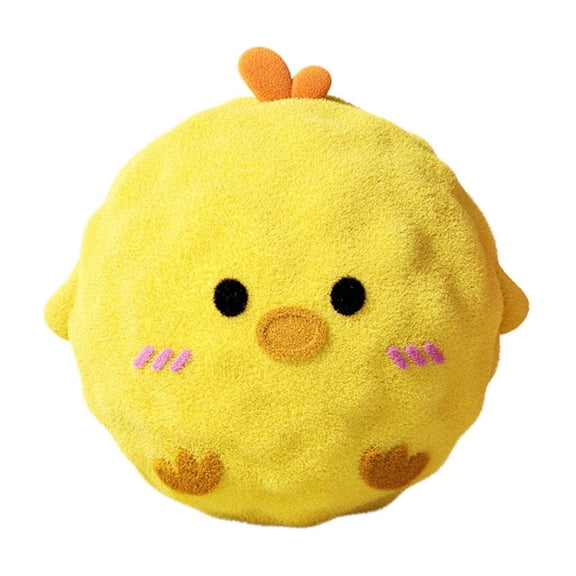 Cheapark Spiky Ball Dog Toy Interactive Jumping Squeaky Chew Ball Soft Fabric Safe Teething Toy for Small Medium Large Dogs