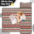 thumbnail image 4 of Red Christmas Deer and Tree Pattern Toddler Nap Mats for Kids Preschool,50"x20" Sleeping Mat Bag or Kids,Toddler Sleeping Bag,Toddler Nap Mat or Daycare, 4 of 6