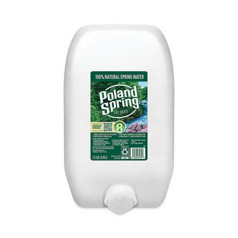 Bottled Natural Spring Water, 2.5 gal Bottle, 2/Carton, 48 Cartons/Pallet Bottled Natural Spring Water, 2.5 gal Bottle, 2/Carton, 48 Cartons/Pallet
