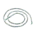 thumbnail image 3 of Electroplate Glass Beads Strands Full Rainbow Plated Column Light Green 4.5~5x2.5mm Hole: 0.8mm about 70~73pcs/Strand 14.17 inch(36cm), 3 of 4
