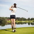 thumbnail image 2 of Gymax Women's 9 Pieces Complete Golf Club Set w/ 460cc Alloy Driver & Head Covers Red, 2 of 10