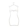 thumbnail image 1 of Bikini tragador de baño de trajes de baño de trajes de almacenamiento organizador de vestuario de lencería percha de bikini para boutiques waper Plata, 1 of 8