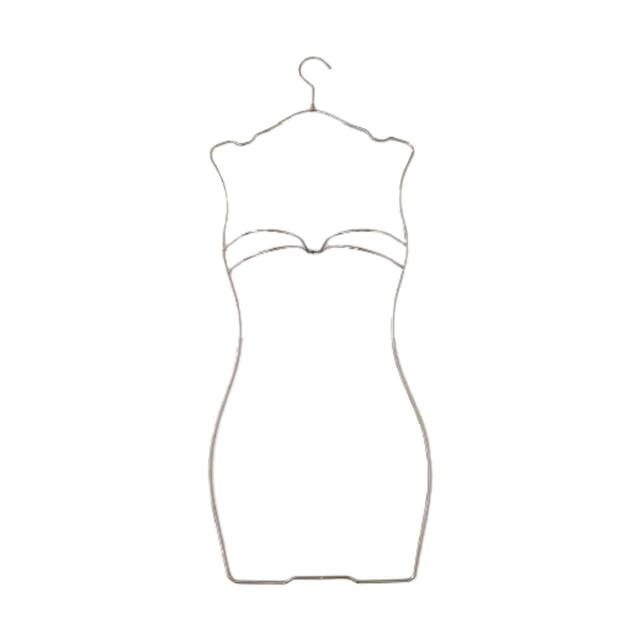 Bikini tragador de baño de trajes de baño de trajes de almacenamiento organizador de vestuario de lencería percha de bikini para boutiques waper Plata