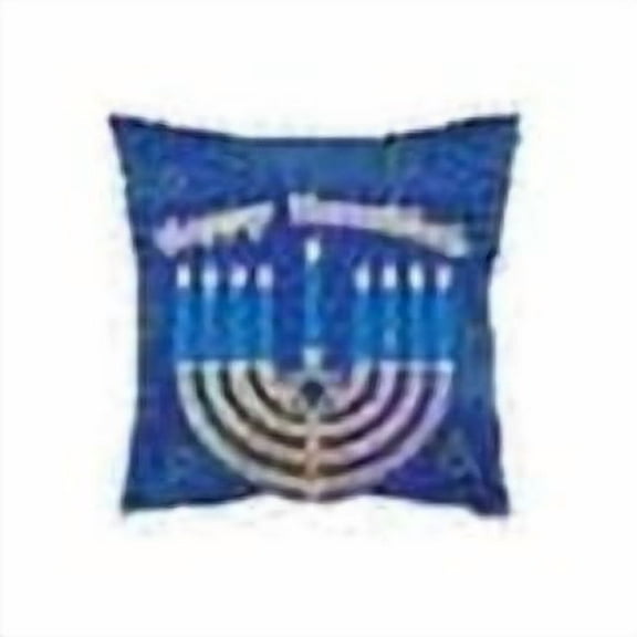 PMU Happy Hanukkah Glittered Menorah 18 Inch Mylar Balloon Pkg/1