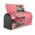 thumbnail image 3 of Pofeuu Cool Cat Pink Sunglasses Print Mailbox Covers Letterbox Cover Mailbox Wrap for Home Garden Yard Outdoor Decor -21x18 in, 3 of 8