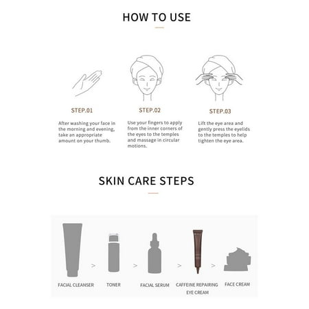 20g Eye Cream Anti-Aging Anti-Wrinkle Under Eye Cream Eye Cream Dark