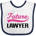 thumbnail image 3 of Inktastic Future Lawyer Boys or Girls Baby Bib, 3 of 4