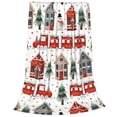 thumbnail image 2 of Vsdgher Christmas Houses Ultra-Soft Micro flannel Blanket Throw Blankets for Couch Sofa, Bed (4 sizes)-50"x40", 2 of 7