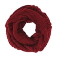 thumbnail image 2 of Basico Women Winter Infinity Scarf Warm Knitted Circle Loop wave shape, 2 of 7