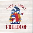 thumbnail image 2 of Great Art Now Patriotic Gnomes by Tara Reed 3 Piece Canvas Art Set Each 14"W x 14"H, 2 of 4