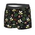 thumbnail image 2 of Wukai Bees Print Men’s Underwear Breathable Boxer Briefs,&nbsp;Moisture Wicking & Breathable-, 2 of 7