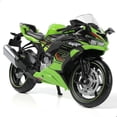 thumbnail image 1 of 1:12 Motorcycle Model Toy Compatible with Kawasaki Ninja ZX6R (Green), 1 of 5
