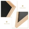 thumbnail image 4 of Letrero de pizarra Tablero de mensajes borrable a doble cara Pizarra Letreros de decoración de pared sin cuerda colgante 18x13cm, 4 of 7