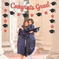thumbnail image 5 of KatchOn, Glitter Red Congrats Grad Banner - 10 Feet, No DIY | Black and Red Graduation Banner with Cap Graduation Garland, Graduation Decorations 2026 | 2026 Graduation Party Decoration, 5 of 6