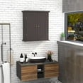 thumbnail image 5 of ChooChoo Bathroom Wall Cabinet, Over The Toilet Space Saver, Medicine Cabinet with 2 Doors and Adjustable Shelves, 5 of 6