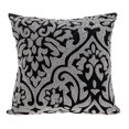 thumbnail image 1 of HomeRoots 402725 Luxe Velvet Beaded Throw Pillow, Black, 1 of 1