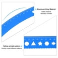 thumbnail image 5 of Uxcell Triangle Ruler Protractor Square and Ruler Set, 4 Packs(Blue, 21cm/8"), 5 of 6