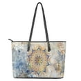 thumbnail image 4 of ZUXONGSY Retro Boho Mandala Print Top Handle Bag for Women Practicality Shoulder Bag Casual Travel Purse with Zip Compartments for Daily Use Work, 4 of 6