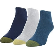 Gold Toe Womens Ultra Soft Quarter Socks, 3 Pairs, Deep Teal, Light Grey Heather, Peacoat, Shoe Size: 6-9