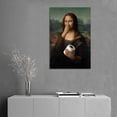 thumbnail image 5 of Funny Mona Lisa Bathroom Painting On Canvas Wall Art Poster Scroll Picture Print Living Room Walls Decor Home Posters 24x36inch(60x90cm), 5 of 6