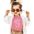 thumbnail image 3 of Four Hand 4th Birthday Shirt for Boys and Girls Unisex Age 4 T-Shirt for Kids Mauve Shirt 4T, 3 of 5