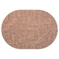 thumbnail image 3 of 4 Packs Placemats, Heat Resistant Oval Faux Leather Place Mats 11.8 x 17 Inch, Waterproof Wipeable Reversible PU Placemat for Kitchen Dining Table, Indoor & Outdoor, 3 of 9