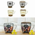 thumbnail image 4 of Coffee Pod Holder Cup Shaped Metal Wire Organizer Storage Basket for Countertop Bar Accessories Kitchen Counter Desktop Home, 4 of 10