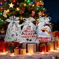 thumbnail image 5 of Christmas Bags 18Pcs Christmas Drawstring Gift Bags Assorted Sizes Large Medium Small Wrapping Bags 6 each Goody Bags for Presents Xmas Gift Bags for Party, 5 of 5