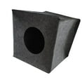 thumbnail image 4 of Nido para gatos, cueva de fieltro para interiores, refugio para otoño e invierno, cama cubierta para gatos, escondite para gatos, caniche, pomerania, boca redonda gris, 4 of 8