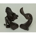 thumbnail image 3 of Rust Brown Resin Swimming Mermaid Top and Tail Half Decorative Bookend Set, 3 of 4