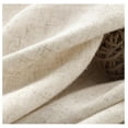 thumbnail image 5 of Farmhouse Shower Curtain, Linen and Cotton Woven Fabric, Rustic Style Brown Striped, 72" L x 60" W, Perfect for Country Bathroom Decor, 5 of 7