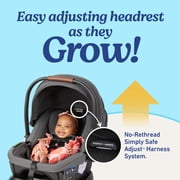 Graco GoMax Baseless Infant Car Seat with Insta-Install Rigid Latch, Ace, Black
