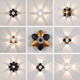 thumbnail image 4 of Lámparas de pared LED modernas para interiores, lámparas decorativas para escaleras, pasillos, mesitas de noche, lámparas de pared de fondo, iluminación con forma de loto, 4 of 5