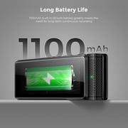 Innioasis 136GB Digital Voice Recorder with Playback, R1 Full Touchscreen with AI Intelligent Transcription and Bluetooth (Black)