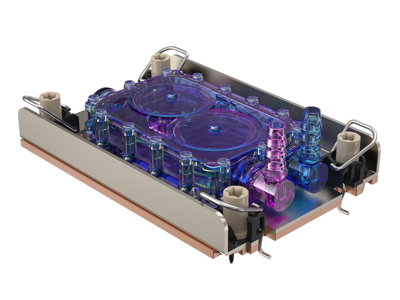 Cooler Master PL360 SPR, Intel Xeon Platinum Edition Close-Loop AIO Liquid Cooler, Double Impeller Pump, Triple Mobius 120mm PWM, 360mm Radiator, Sapphire Rapids LGA 4677 Platform